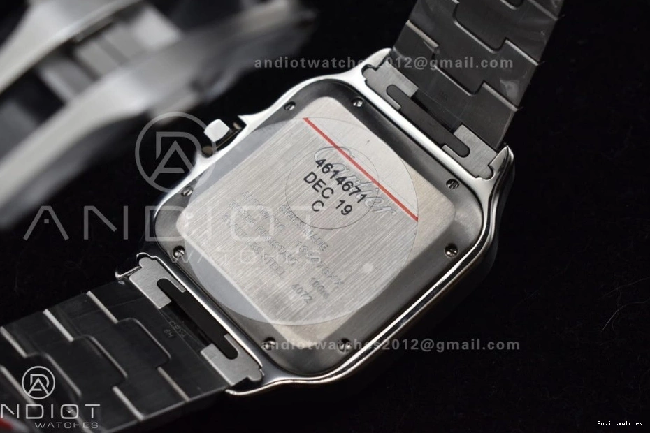 Dial 1:1 Youthful Edition Cartier 1057 de Bracelet BVF Green SmartLinks on 40mm MIYOTA SS Best Santos 1215